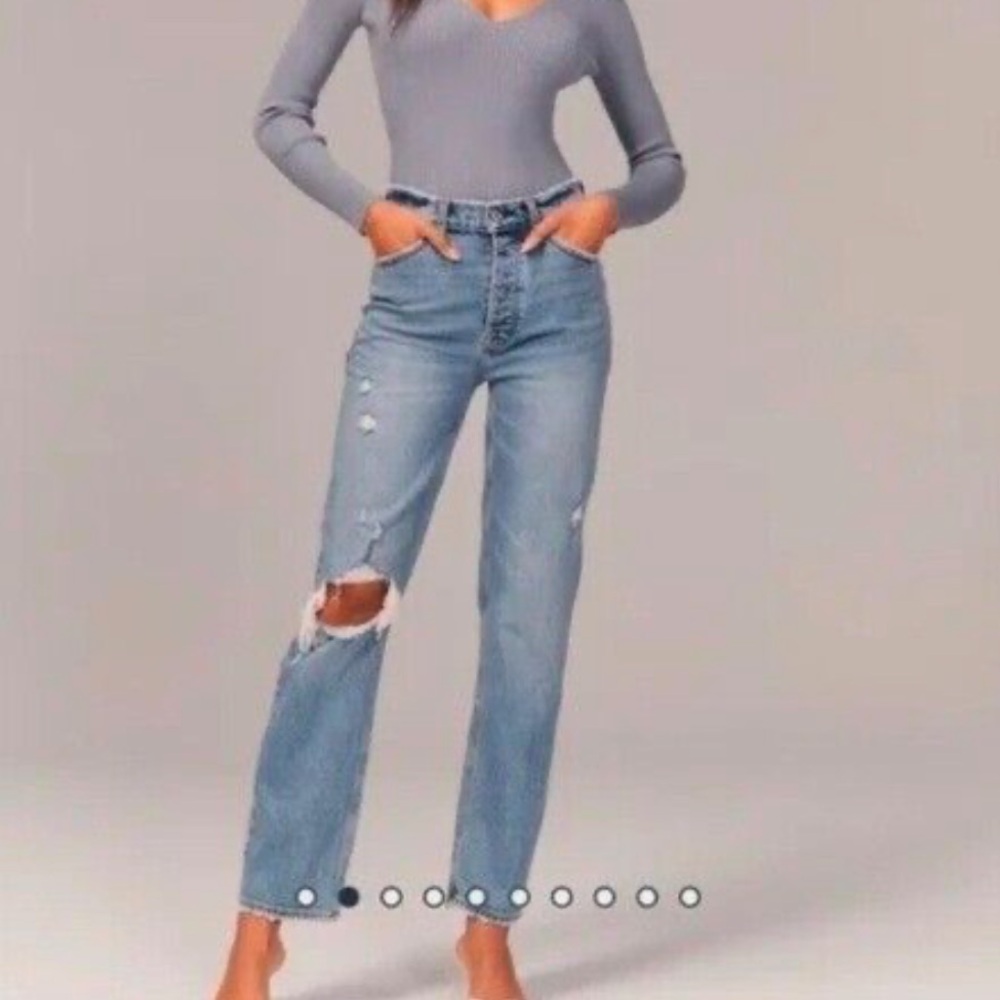 Abercrombie The Dad High Rise Jeans | 27R